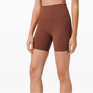 Lululemon Wunder Train High-Rise Short 6" Ancient Copper